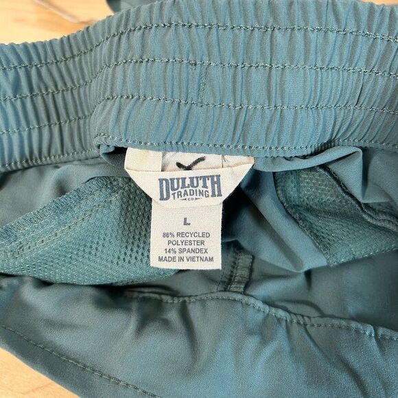 Duluth Trading Womens Pull-on Pier Genius Jogger Pants L Green Athleisure - Picture 9 of 9